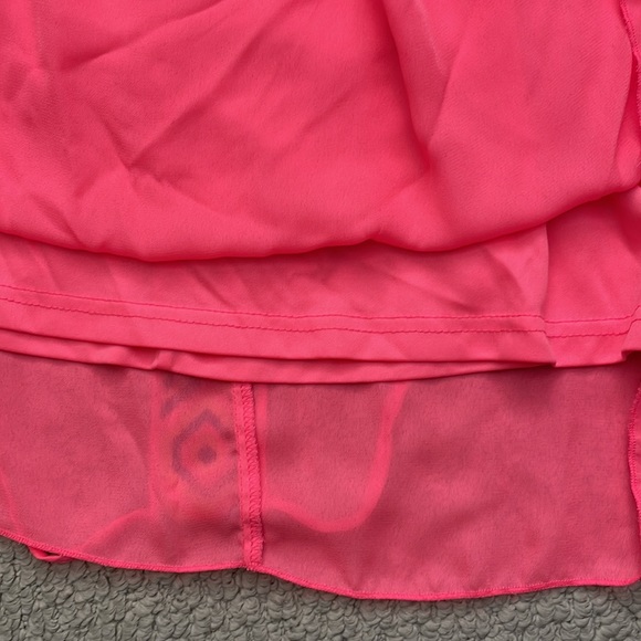 5th & love almost neon pink flowy dress XS - Picture 10 of 11